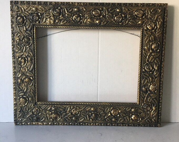 Antique Carved Wood Frame With Gold Bronze Gilt Finish Carved Etsy