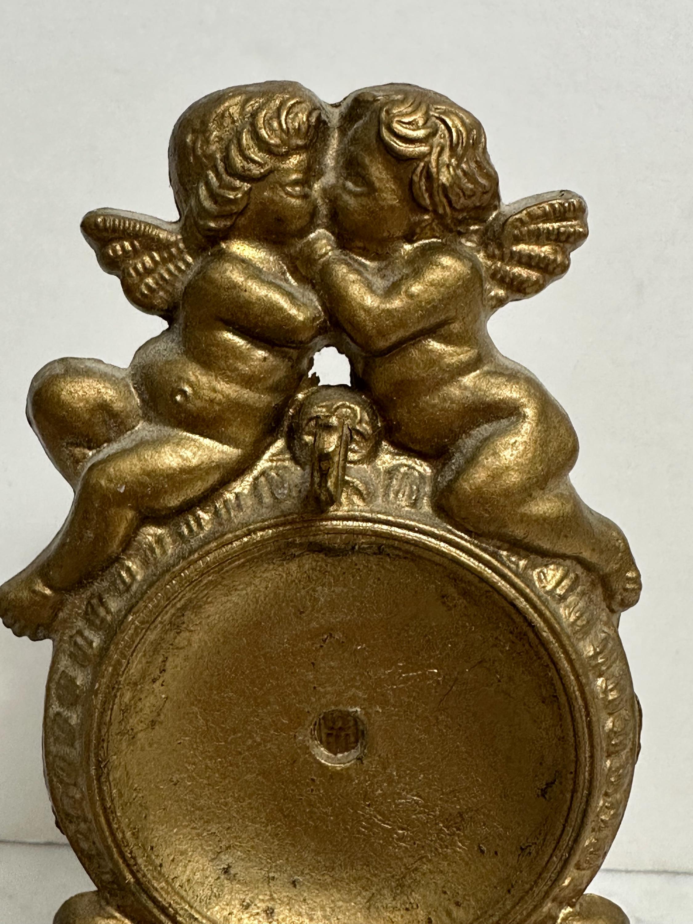 Rare Vintage Gold Tone Cherub Charm Bracelet Watch NEW BATTERY working great Cherub Watch - Etsy main image 2