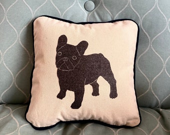 French Bulldog pillow with insert