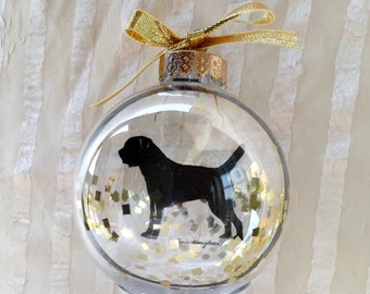 Border Terrier Dog Ornament Globe