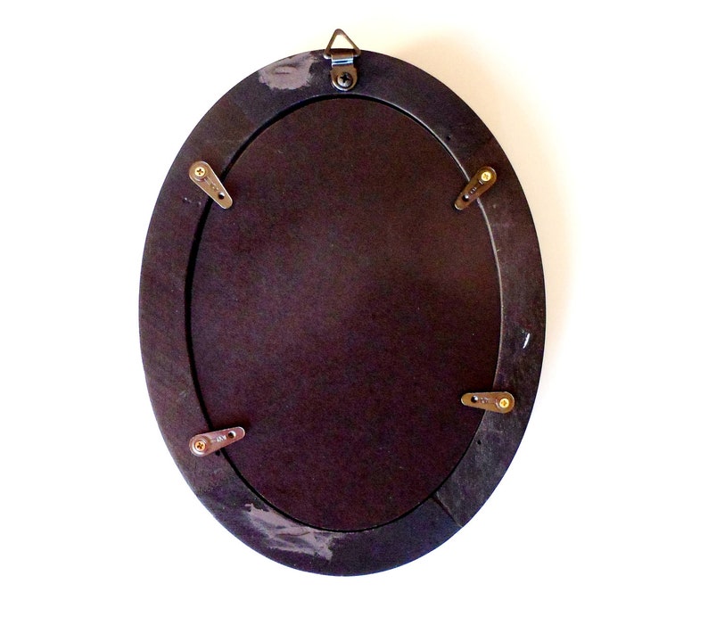 5x7 Black Oval Wood Silhouette Frame Etsy