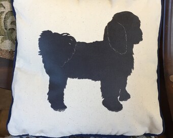 Shih Tzu pillow with insert