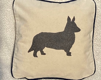 Corgi 12x12 Pillow (Cardigan)