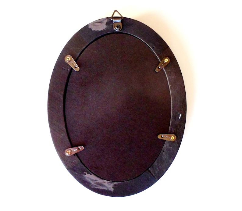 8x10 Black Oval Wood Frame Etsy