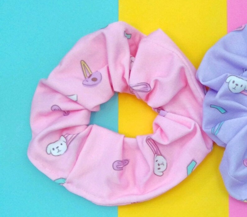 Rosa Pastell Scrunchie Fee Kei Pastell Haar Scrunchies Mit Etsy