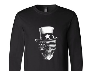 Halloween Long Sleeve Shirt, Skull Long Sleeve, Gothic Tshirt, Halloween Gift, Horror Shirt, Ghost Shirt, Scary Shirt, Boo Shirt, Emoji