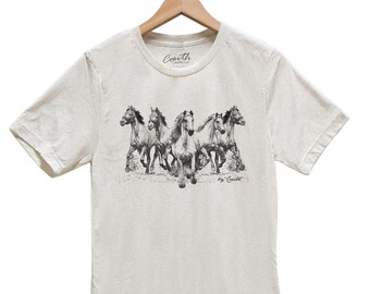 Horse tshirt, Horse Shirt, Animal Tshirt, Gift for Dad, Gift for Him, Funny Shirt, Screenprint, Graphic Tee, Birthday Gift, Christmas Gift