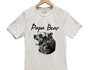 Papa Bear Shirt, Men Graphic Tee, Gift for Dad, Father's Day, Funny Shirt, Papa Shirt, Bear Shirt, Humor Shirt, Crew Neck, Graphic Tee