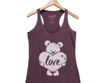 Teddy Bear Shirt, Valentine Shirt, Valentine Gift, Gift for Her, Girlfriend, Bear Shirt, Funny Shirt. Love Shirt, Heart Shirt, Cute Shirt