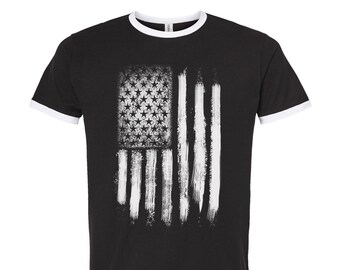 America Shirt, USA Flag T Shirt, Gift For American, 4th Of July Flag Graphic T-Shirt, Vintage Shirt