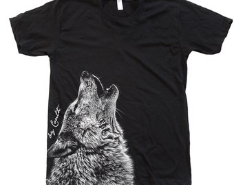 The Mountain Unisex Adult Canadian White Wolf Animal T Shirt