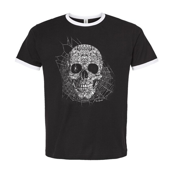 Calavera Blusa De Esqueleto Halloween Costumes Camiseta