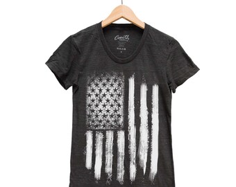 4th of July Shirt, Womens Junior Shirt, American Flag Shirt, America Shirt, USA Tshirt, US Flag Tshirt, Freedom Tshirt, Graphic Tshirt