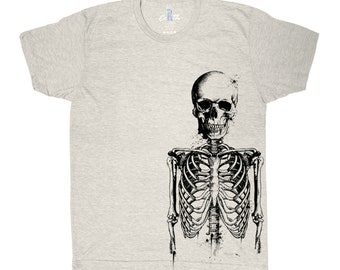 Skeleton Halloween Shirt, Skeleton Tshirt, Skeleton Shirt, Spooky Skeleton Tshirt, Fall Shirts for Men, Halloween Tshirt, Black Tshirt