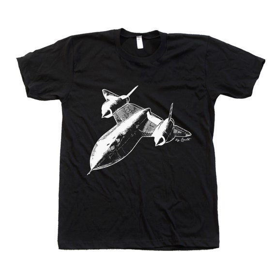 SR-71 ブラックバード グラフィックTシャツ、ユニセックス エア