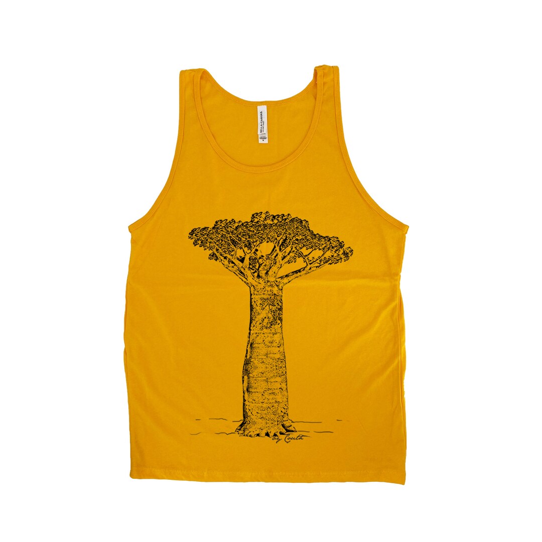 Tree Shirt, Nature Shirt, Baobab Tree Tank Top, Mens Tank Top, Summer