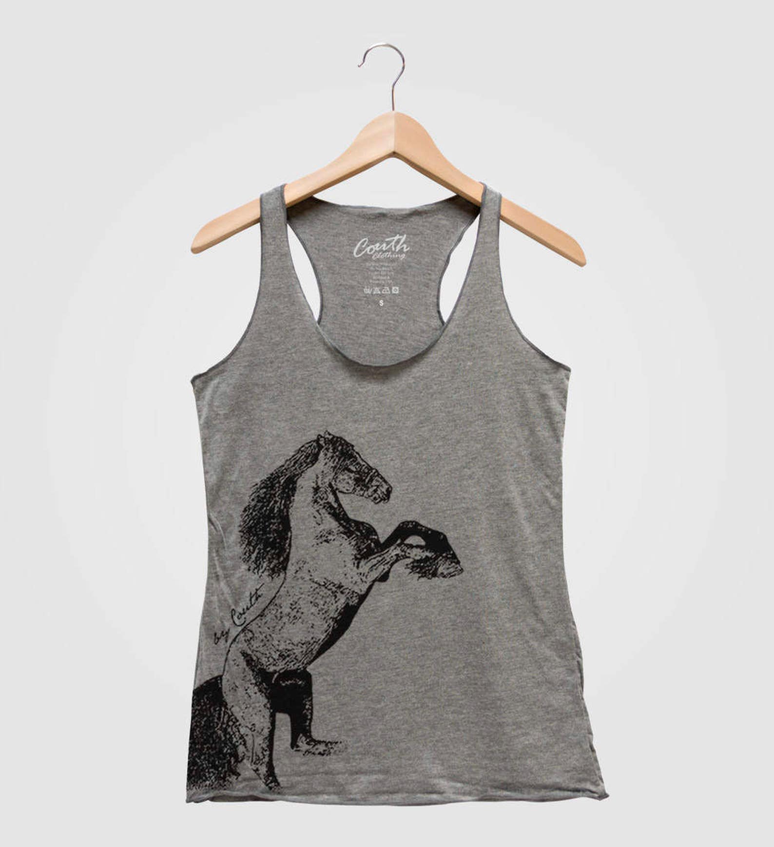Horse Tank Top Women's Tank Top Animal Print Tee Etsy