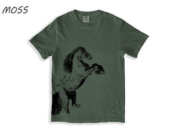 Retro Horse Graphic Tee - Comfort Colors Unisex T-Shirt