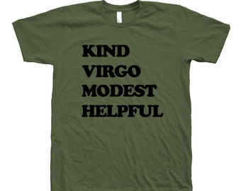 Zodiac Tshirt, Virgo Shirt, T-shirt for Men, Women Shirt, Gift for Virgo, Zodiac Sign Shirt, Birthday Shirt, Personality T shirt