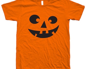 Halloween Tshirt, Mens Tshirt, Unisex Tshirt, Jack O' Lantern, Crew Neck, Screen Print, Halloween Costume, Halloween Gift, Goth Shirt,