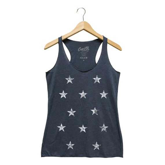 Stars Tank Top, Women's Tank Top, Fashion Tank Top, Graphic Tee