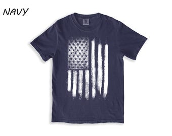 4th of July - Comfort Colors Shirt, Unisex Shirt, American Flag Tshirt, Mens Shirt, USA Shirt, Womens Shirt