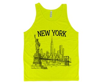 Men Tank Top, NYC Shirt, Home Tank Top, Mens Tank Top, Summer Shirt, New York Shirt, Landmark Shirt, Graphic Tee , Womens Tank