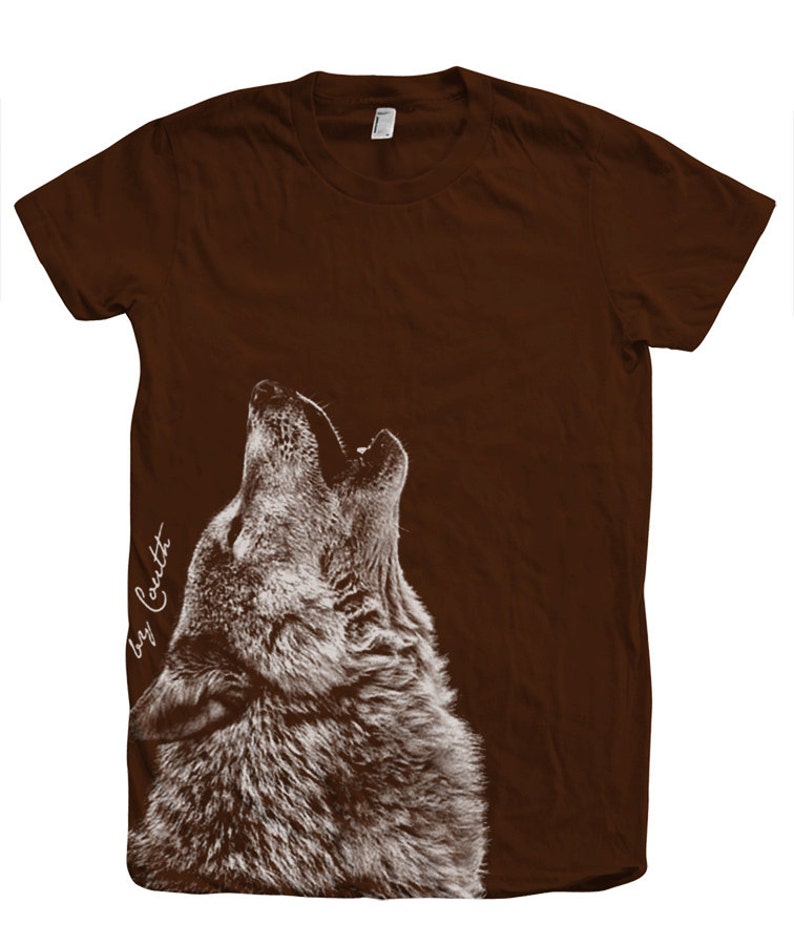 wolf tshirt women