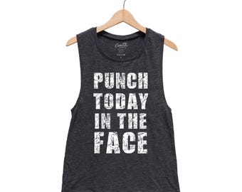 Boxing Shirt, Boxer Tank Top, Boxing Lover Gift, Workout Tank Top, Punch Shirt, Boxing Lover Shirt, Gift For Boxer