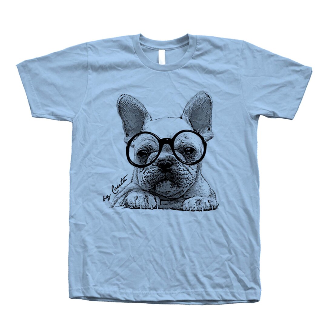 Frenchie Fries 🍟- Cute Printed Cotton Dog Tshirt main image 1