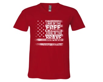 Men Tshirt, American Flag Tshirt, Mens Graphic Tee, America Shirt, V-Neck Tshirt, Gift for Dad, Gift for Men, Flag Tshirt, USA Tshirt