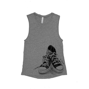 Skeakers Tank - Muscle Tee - Muscle Tank - Cute Shirt - Summer Shirt - Vacay Shirt - Gift for Women - Tank Top for Women - Womens Shirt