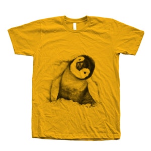 Penguin Tshirt, Unisex T-shirt, Mens T-shirt, Cute Animal Print Tee, , Emperor Penguin, Bird Shrit, Birthday gift, Penguin Shirt