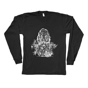 Tiger tshirt, Tiger Shirt, Animal Tshirt, Gift for Dad, Gift for Him, Funny Shirt, Screenprint, Graphic Tee, Birthday Gift, Christmas Gift