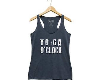 Yoga Tank Top, Yoga Shirt, Gift for Women, Racerback Tank, Gym Shirt, Yoga Top, Funny Shirt, Womens Clothing, Yoga Gift, Savasana, Namaste