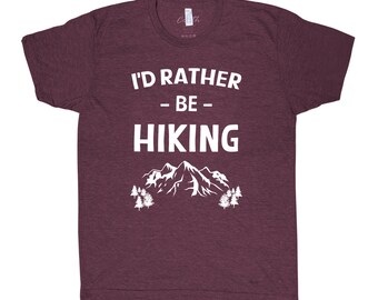 Mens Hiking Tshirt - Graphic Tee Women - Summer Camping Shirt - Outdoor Camping T-shirt