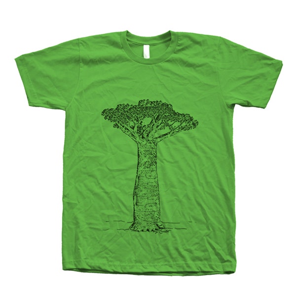 Baobab Tree Graphic Tee: Nature Book Shirt