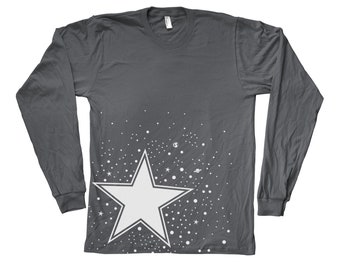 Star T-shirt for Men, Gift for Women Graphic Tee, Gift for Friend, Space Tshirt, Shirt with Star, Gift for Men Galaxy T Shirt, Gift for Him