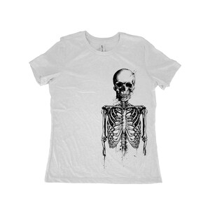 Skeleton Graphic Tee - Halloween-Frauen-T-Shirt