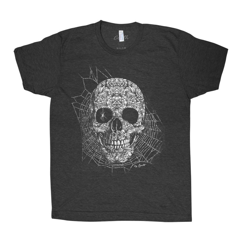 Halloween Shirt for Men Graphic Tee Skull Tshirt for Women Funny T Shirt Halloween Gift for Men Gothic T-shirt Black
