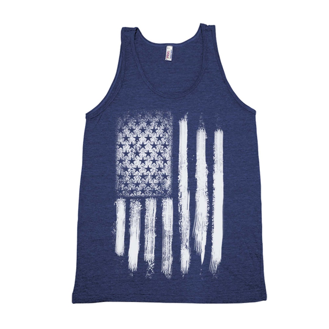 American Flag Tank Top American Flag Shirt Distressed Flag - Etsy