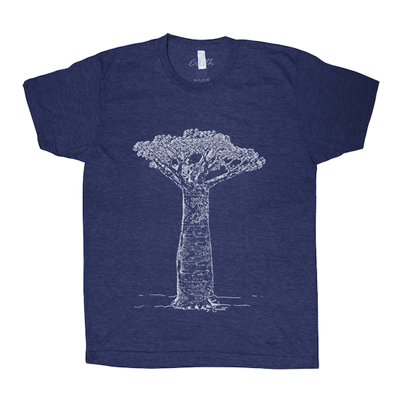 Baobab Tree Graphic Tee: Tri-blend Unisex T-shirt - Etsy