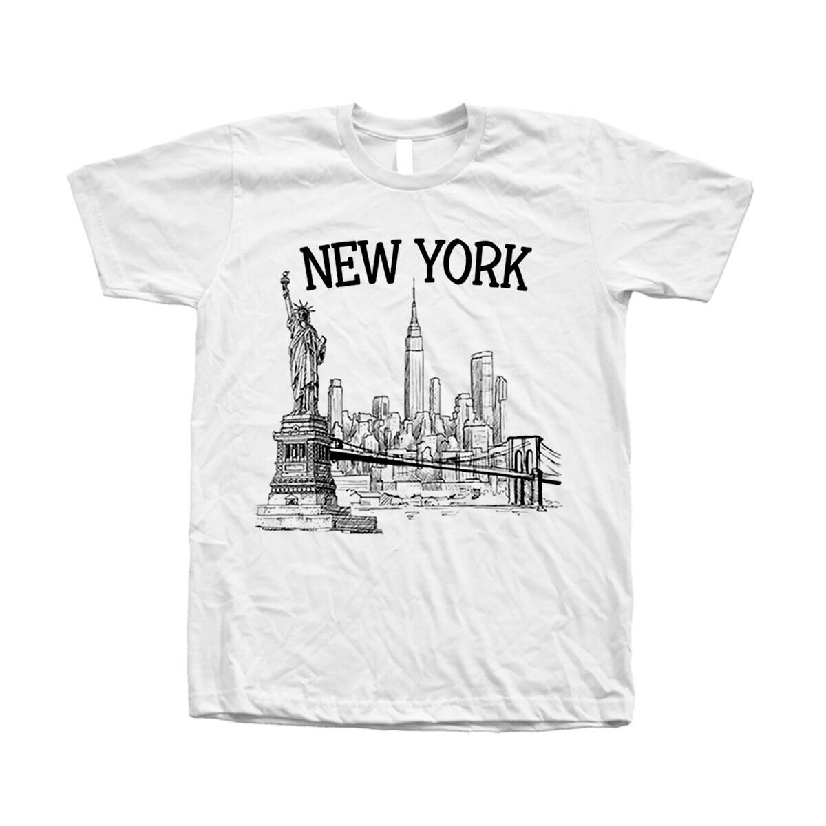 New York Tshirt Mens Crew Neck NYC Shirt State Shirt - Etsy