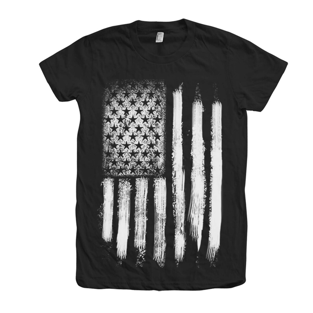 4th of July Shirt, Womens Junior Shirt, American Flag Shirt, America