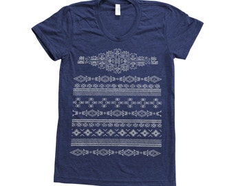 TRIBAL Print Shirt, Womens Shirt, Cute Shirt, Zen Shirt, Short Sleeve, Graphic Tee, White Shirt, Womens tshirt, Summer Shirt, Nature Shirt