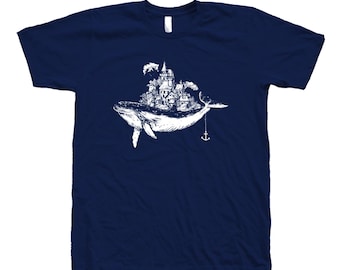 Whale T-Shirt: Unisex 100% Cotton Nature Tee