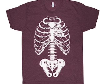 Halloween Shirt for Men Skeleton T shirt Gothic T-shirt Gift for Friend Spooky Skeleton Tshirt Fall Shirt for Women Halloween Tshirt