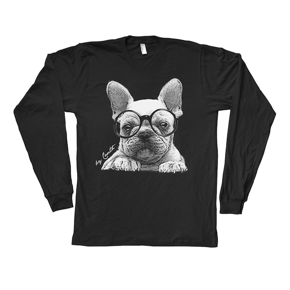 French Bulldog T-shirt, Long Sleeve Tshirt, Unisex T-shirt