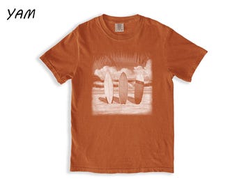 Surfing Shirt, Beach T shirt, Comfort Colors® Unisex T-shirt, Women's T-shirt, Retro T-shirt, 100% Cotton