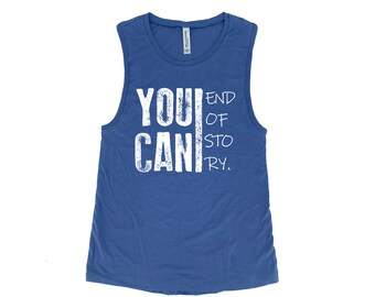 Womens Summer Shirt - Muscle Tee - Yoga Tank - Screen Print - Workout Tank Top - Vacay Shirt - Gift for Women - Gift for Women - Yoga Shirt